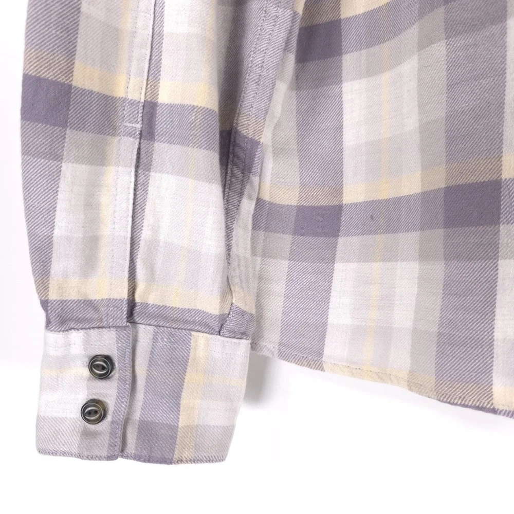 Patagonia Women’s ORGANIC COTTON LS Shirt Windowpane ST.53875FA19‎ Size 10 - Picture 7 of 10